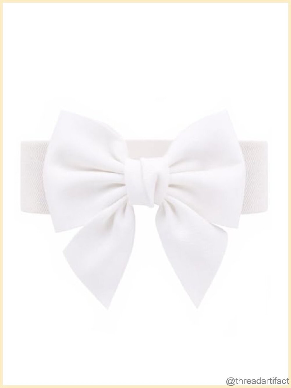 Wide Elastic Waist Bow Belt Stretchy Corset Sash for Dresses